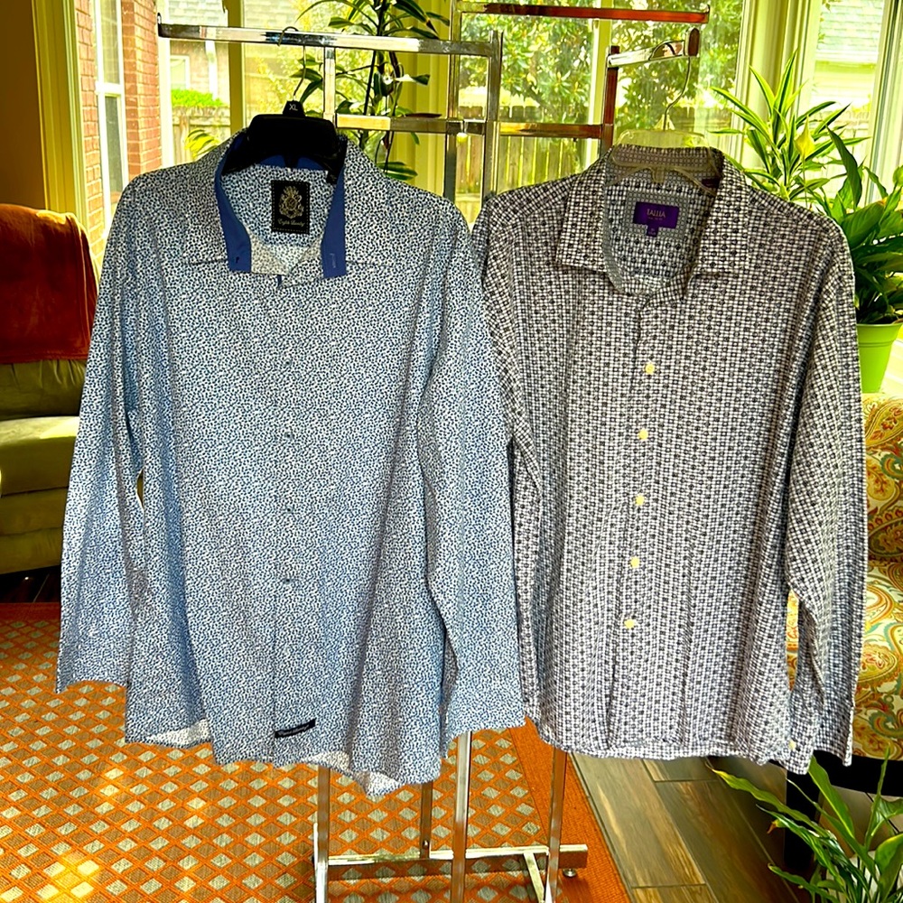 2 Men’s Shirts, 1 English Laundry, 1 Tallia, Both X-LARGE